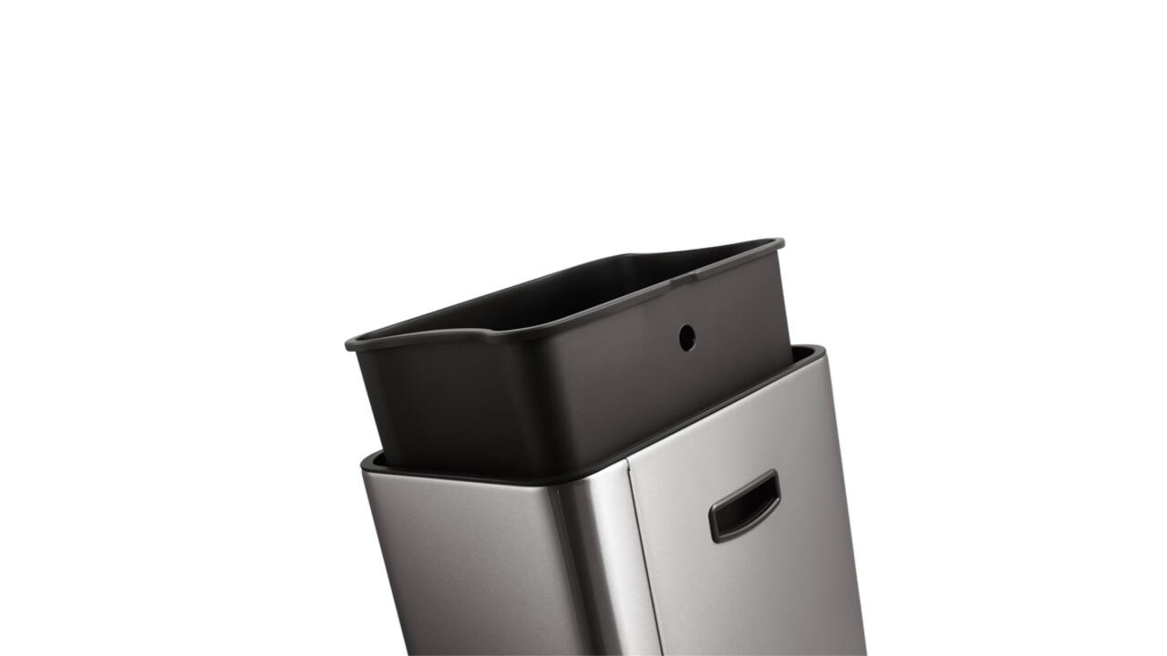 Afvalbak EKO Mirage met sensor 30liter RVS mat