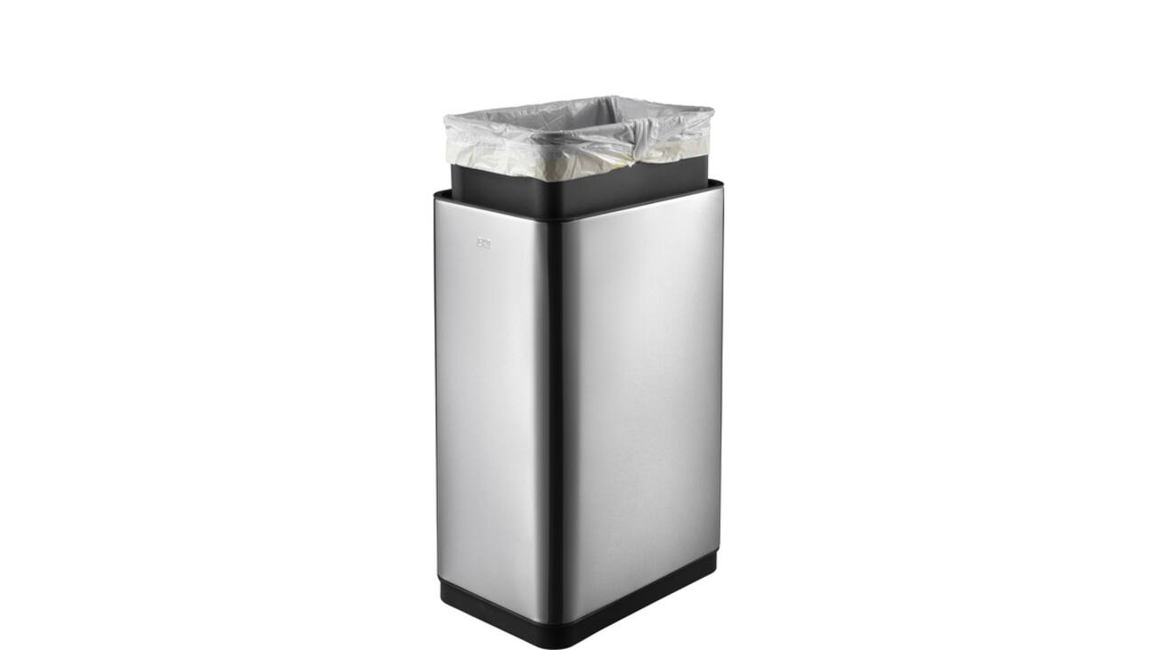 Afvalbak EKO Mirage met sensor 30liter RVS mat