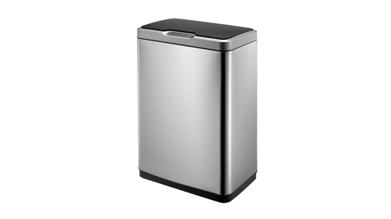 Afvalbak EKO Mirage met sensor 20+20liter RVS mat