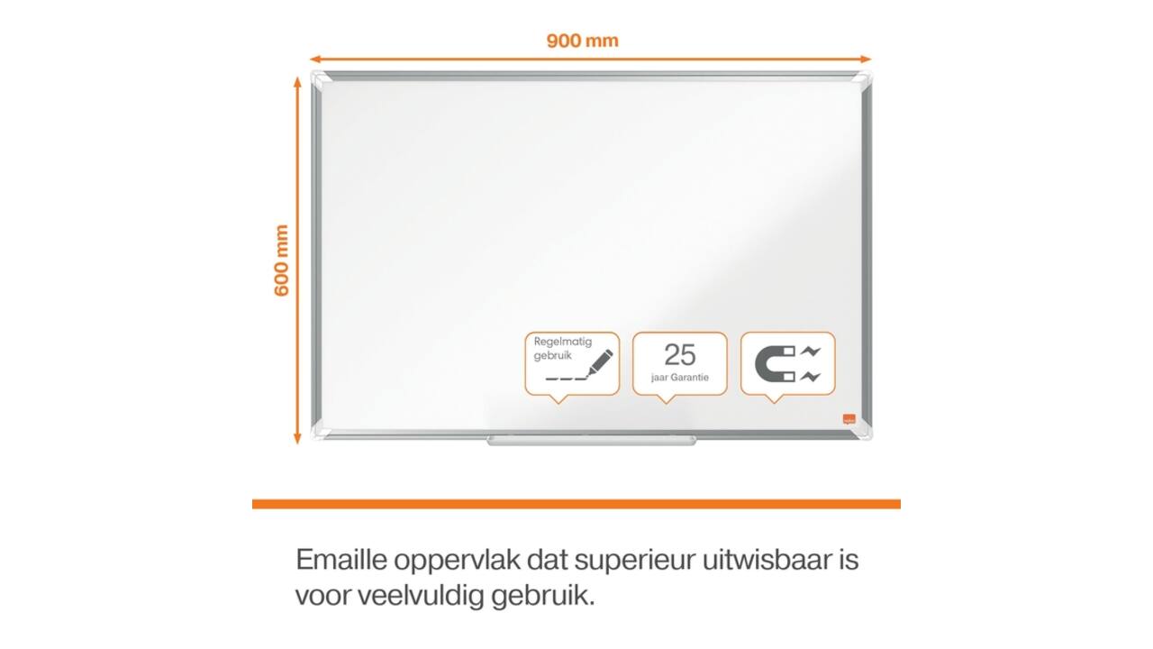 Whiteboard Nobo Premium Plus 60x90cm emaille