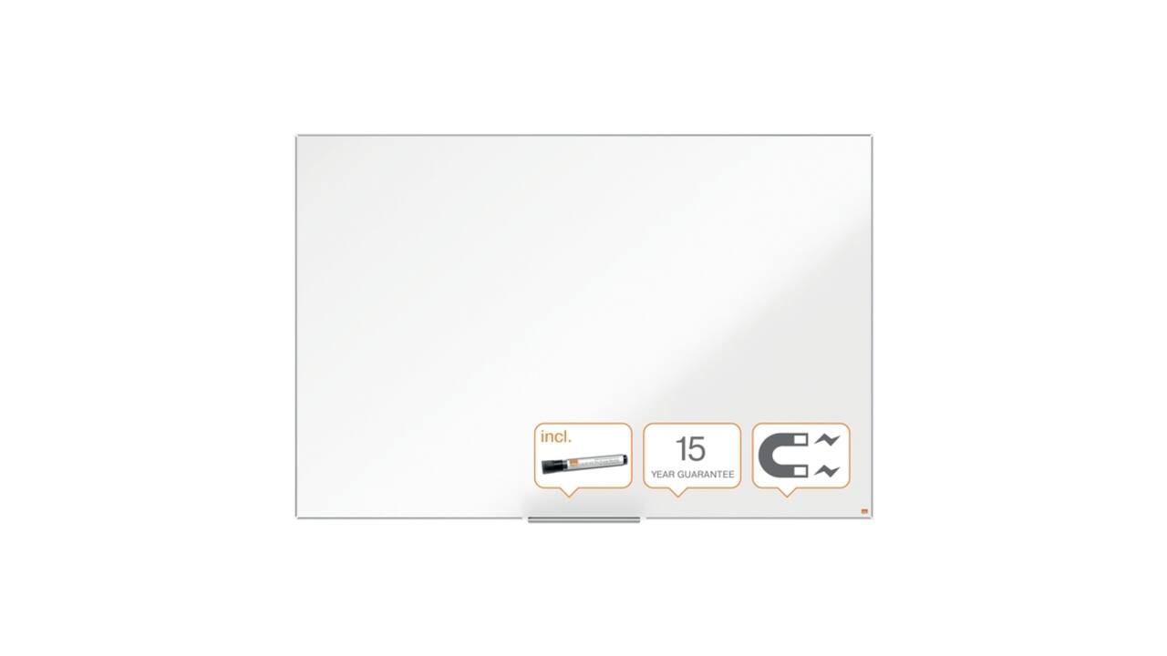 Whiteboard Nobo Impression Pro 120x180cm staal