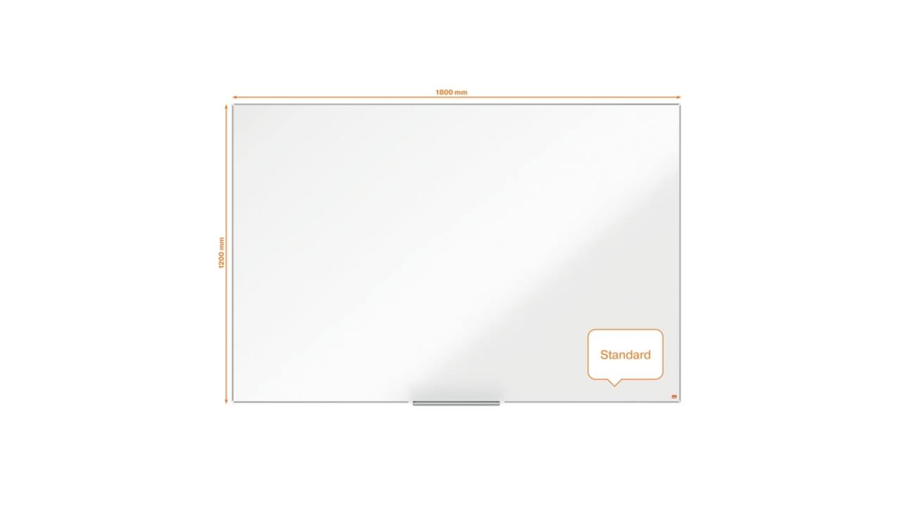 Whiteboard Nobo Impression Pro 120x180cm staal