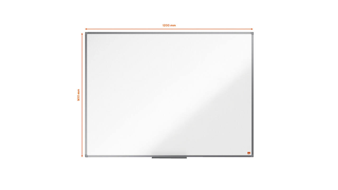 Whiteboard Nobo Essence 90x120cm staal