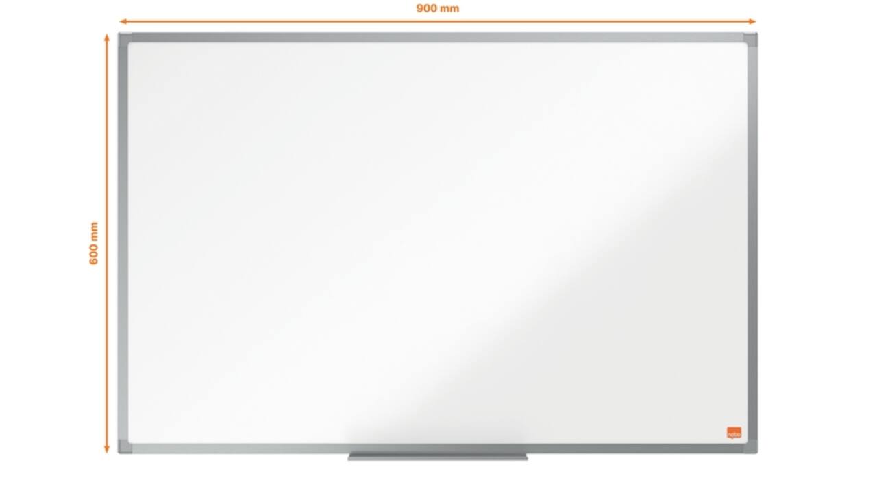 Whiteboard Nobo Essence 60x90cm staal