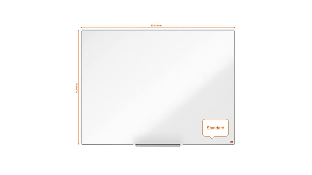 Whiteboard Nobo Impression Pro 90x120cm staal