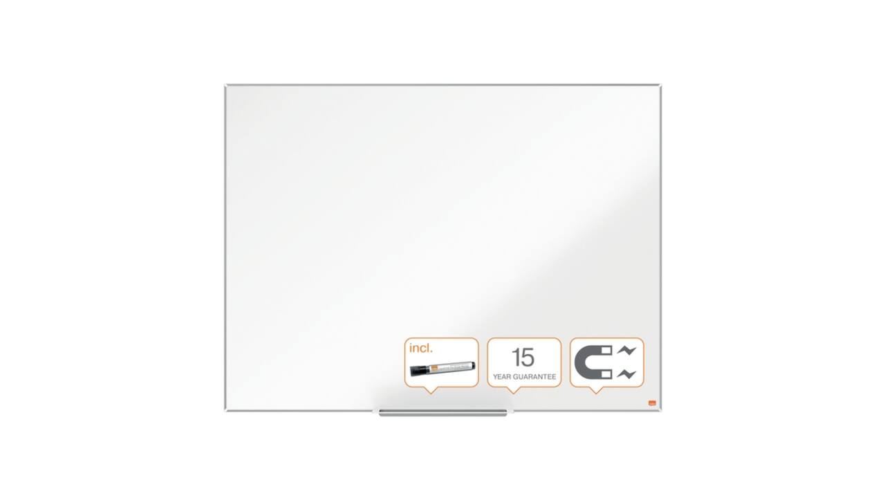 Whiteboard Nobo Impression Pro 90x120cm staal