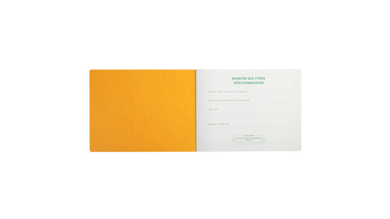 Effectenregister Exacompta BV SLR 240x320 80vel assorti
