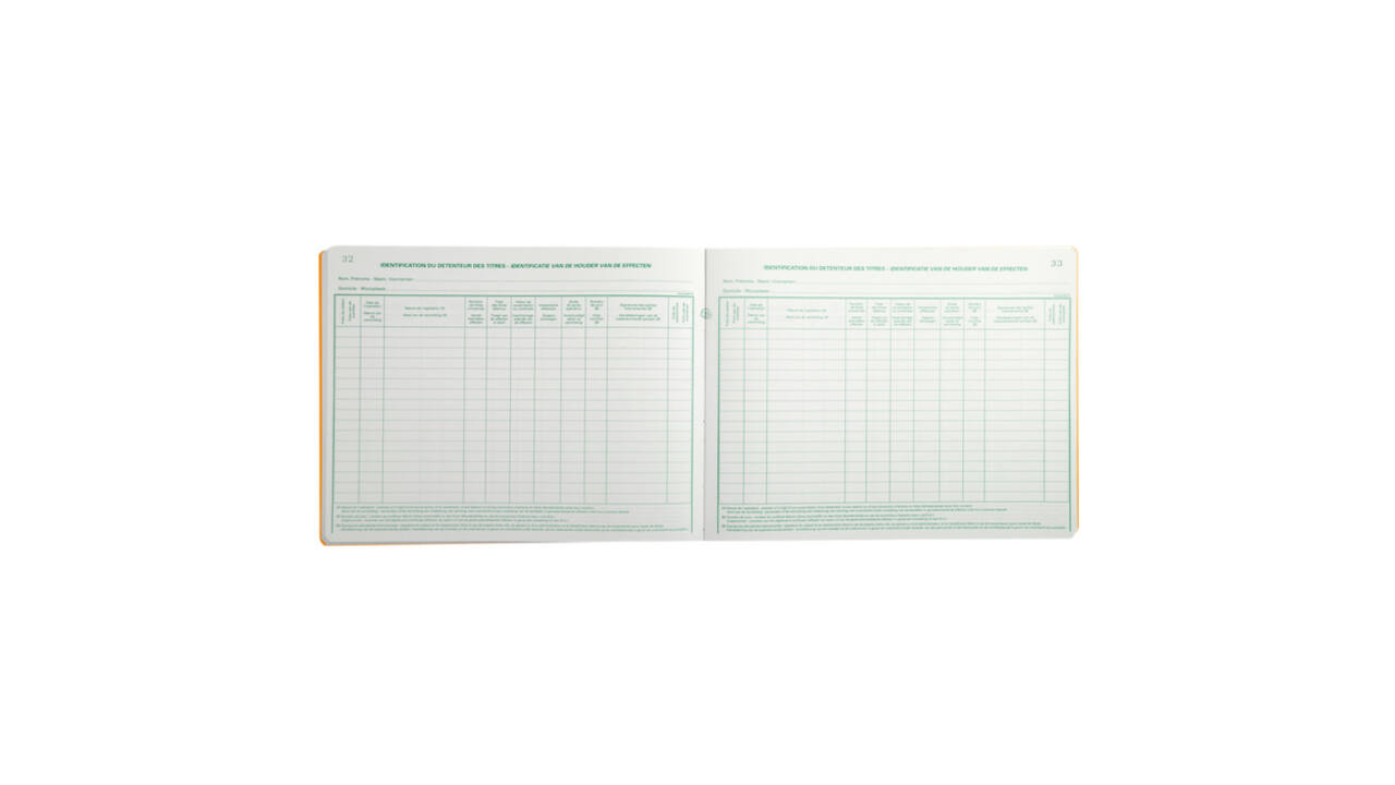 Effectenregister Exacompta BV SLR 240x320 80vel assorti