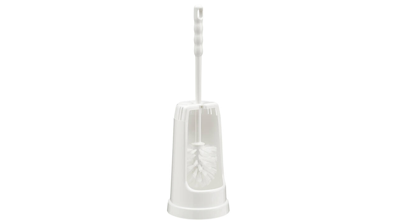 Toiletborstelhouder Cleaninq wit