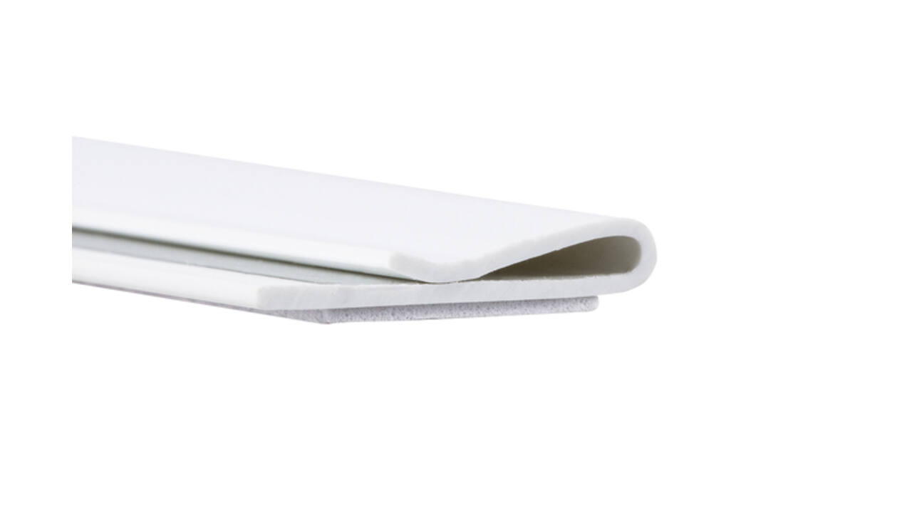 Wandlijst MAUL Express papierrail 50cm zelfklevend wit