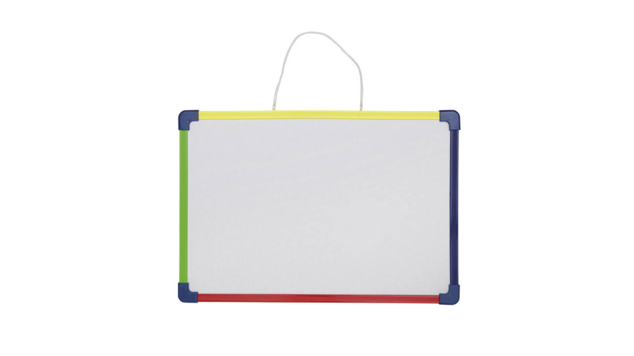 Whiteboard MAUL 24x35cm 2-zijdig beschrijf- wisbaar magnetisch staal