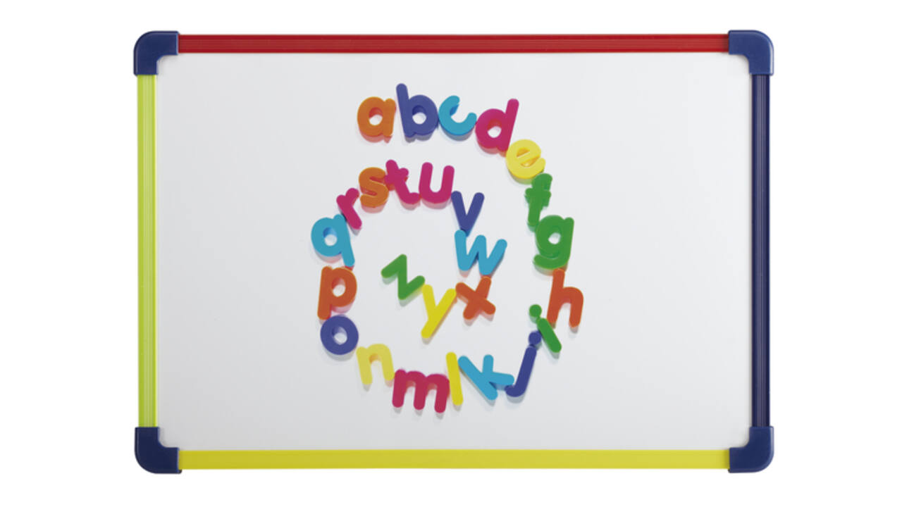 Whiteboard MAUL 24x35cm 2-zijdig beschrijf- wisbaar magnetisch staal