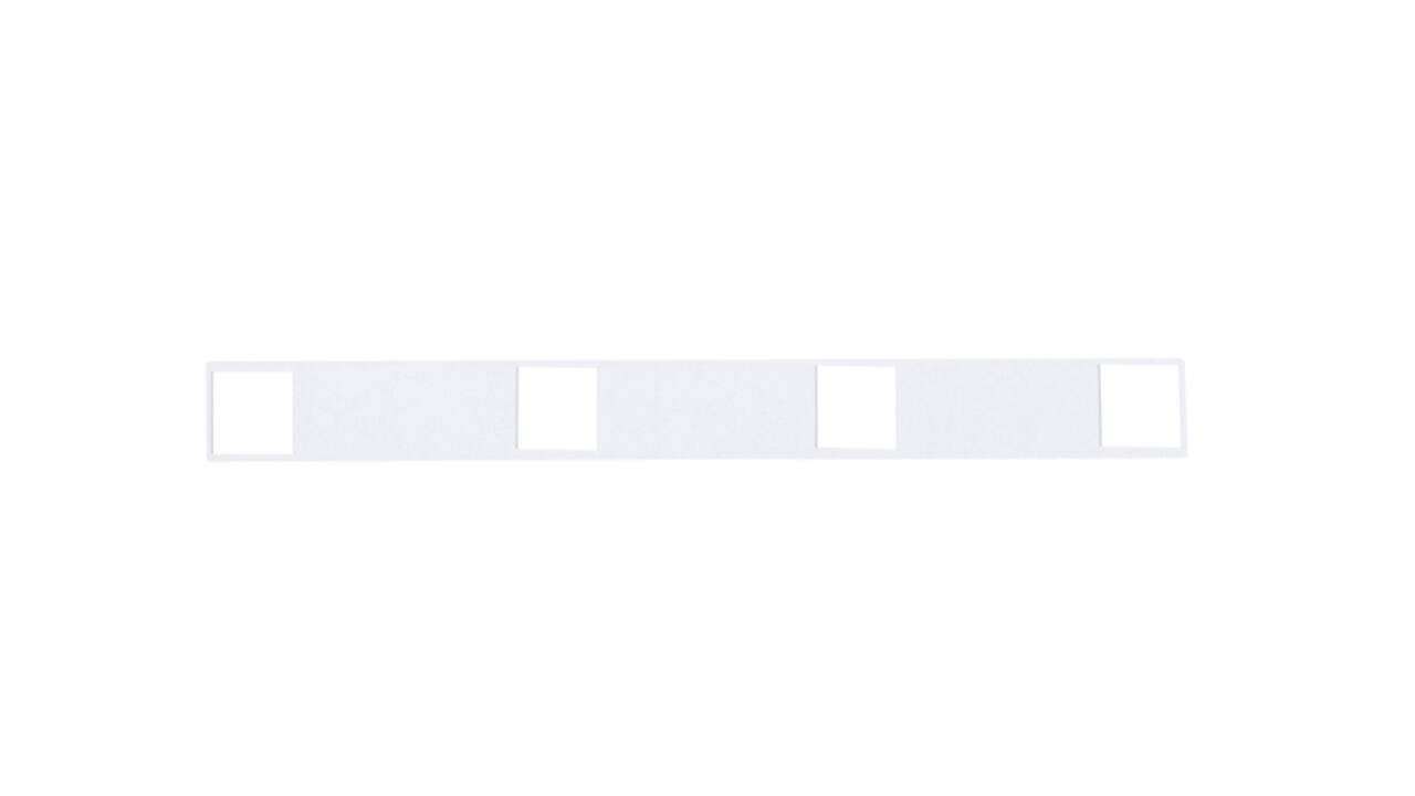 Wandlijst MAUL Standard zelfklevend 50cm incl 2 magneten wit
