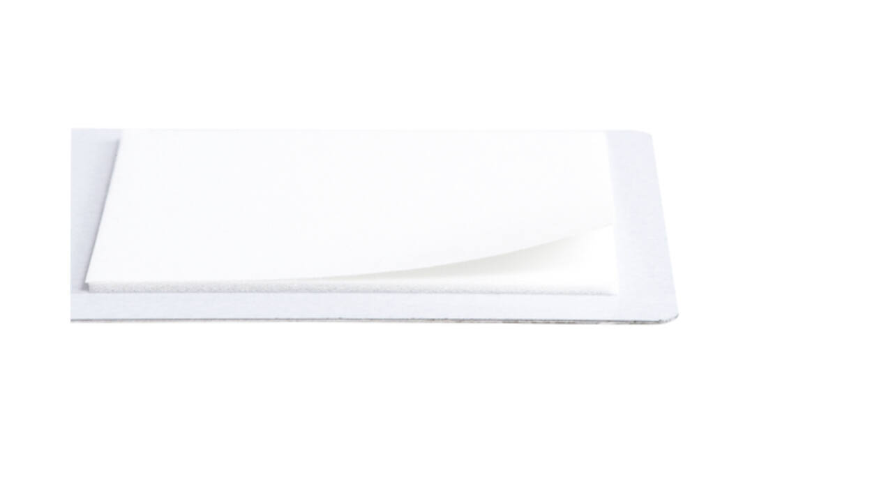 Wandlijst MAUL Standard zelfklevend 50cm incl 2 magneten wit