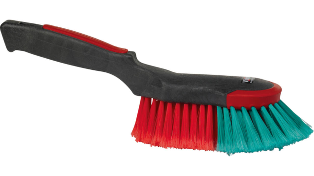 Handborstel Vikan ergo met rubber stootrand 32cm