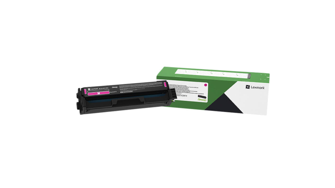 Tonercartridge Lexmark C3220M0 rood