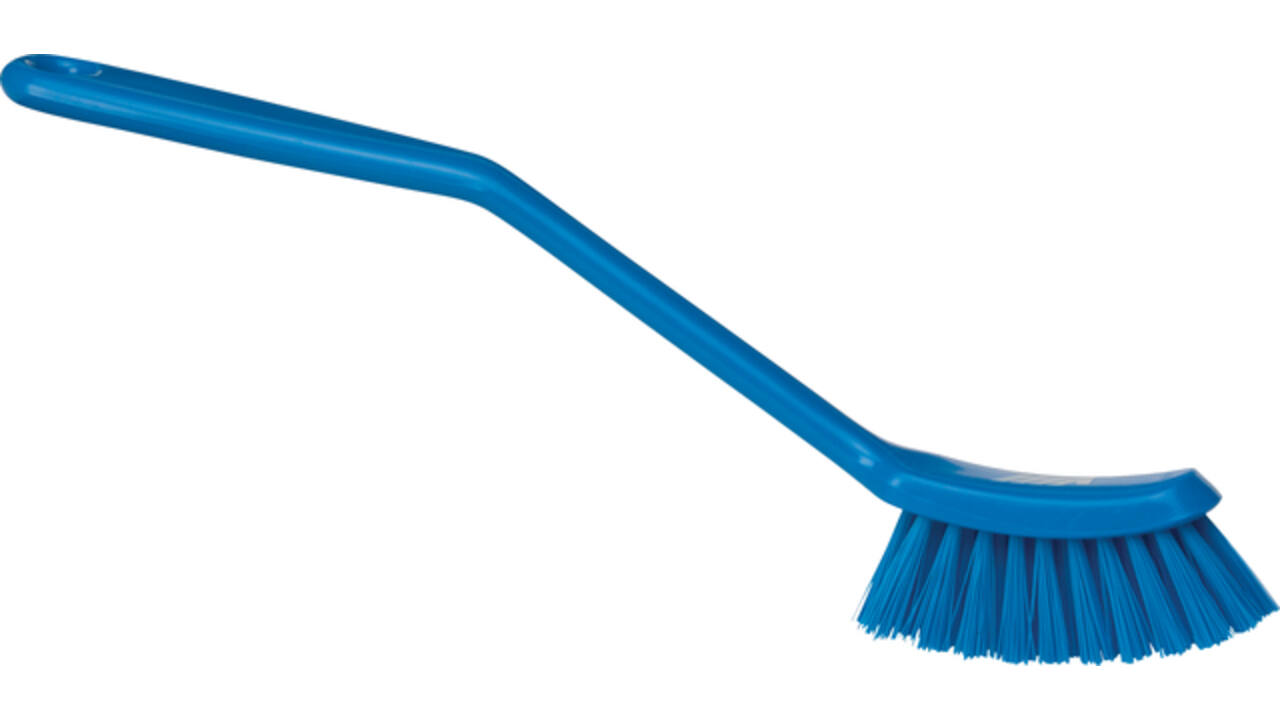 Afwasborstel Vikan smal 290mm blauw