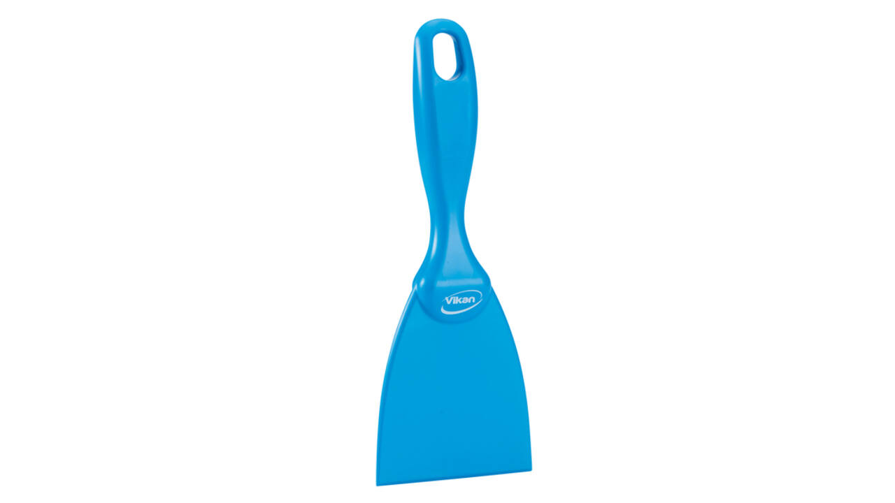 Handschraper Vikan recht 75x210mm blauw