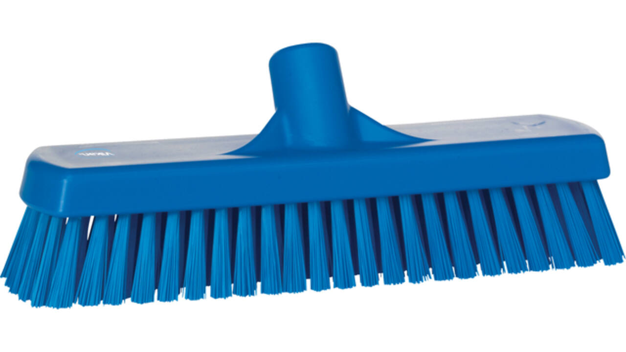 Vloerschrobber Vikan harde vezel 305mm blauw