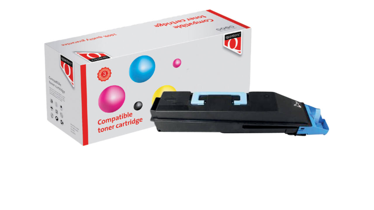 Tonercartridge Quantore alternatief tbv Kyocera TK-865C blauw