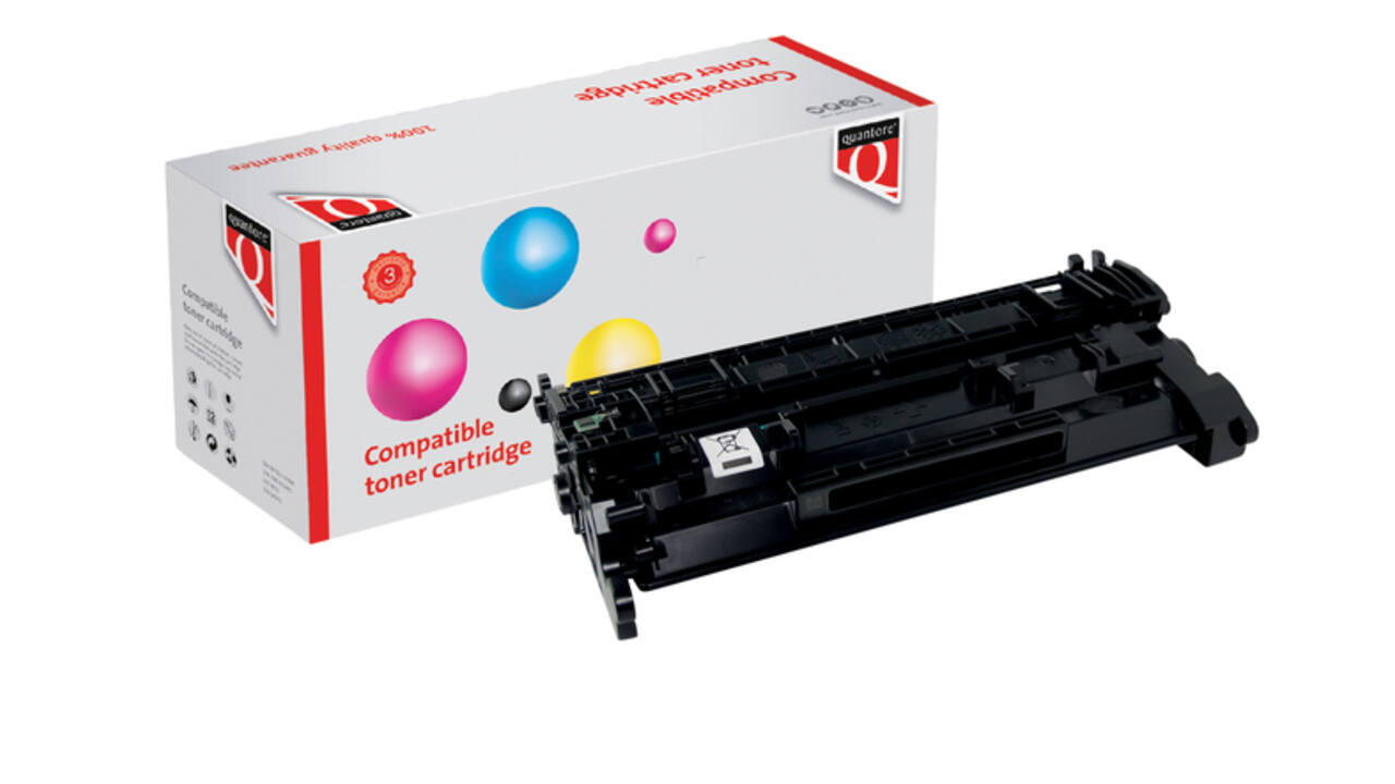 Tonercartridge Quantore alternatief tbv HP CF226X 26X zwart EHC