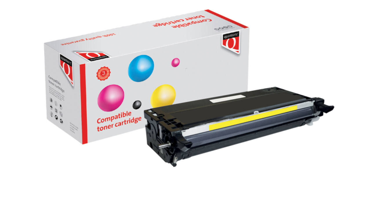 Tonercartridge Quantore alternatief tbv Dell 593-10221 geel