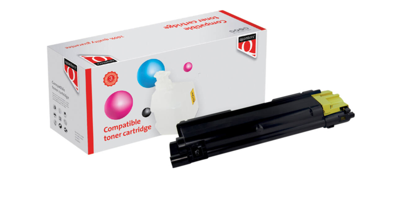 Toner Quantore alternatief tbv Kyocera TK-5135Y geel