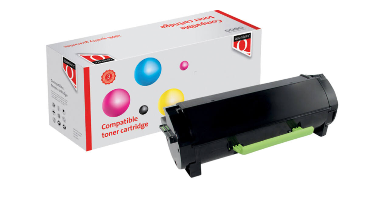 Tonercartridge Quantore alternatief tbv Lexmark 51B2000 zwart