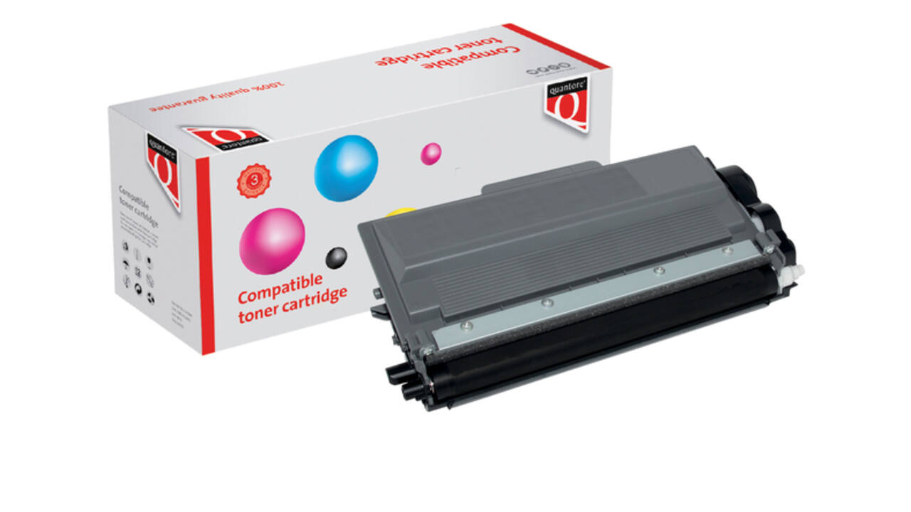 Toner Quantore alternatief tbv Brother TN-3390BK zwart