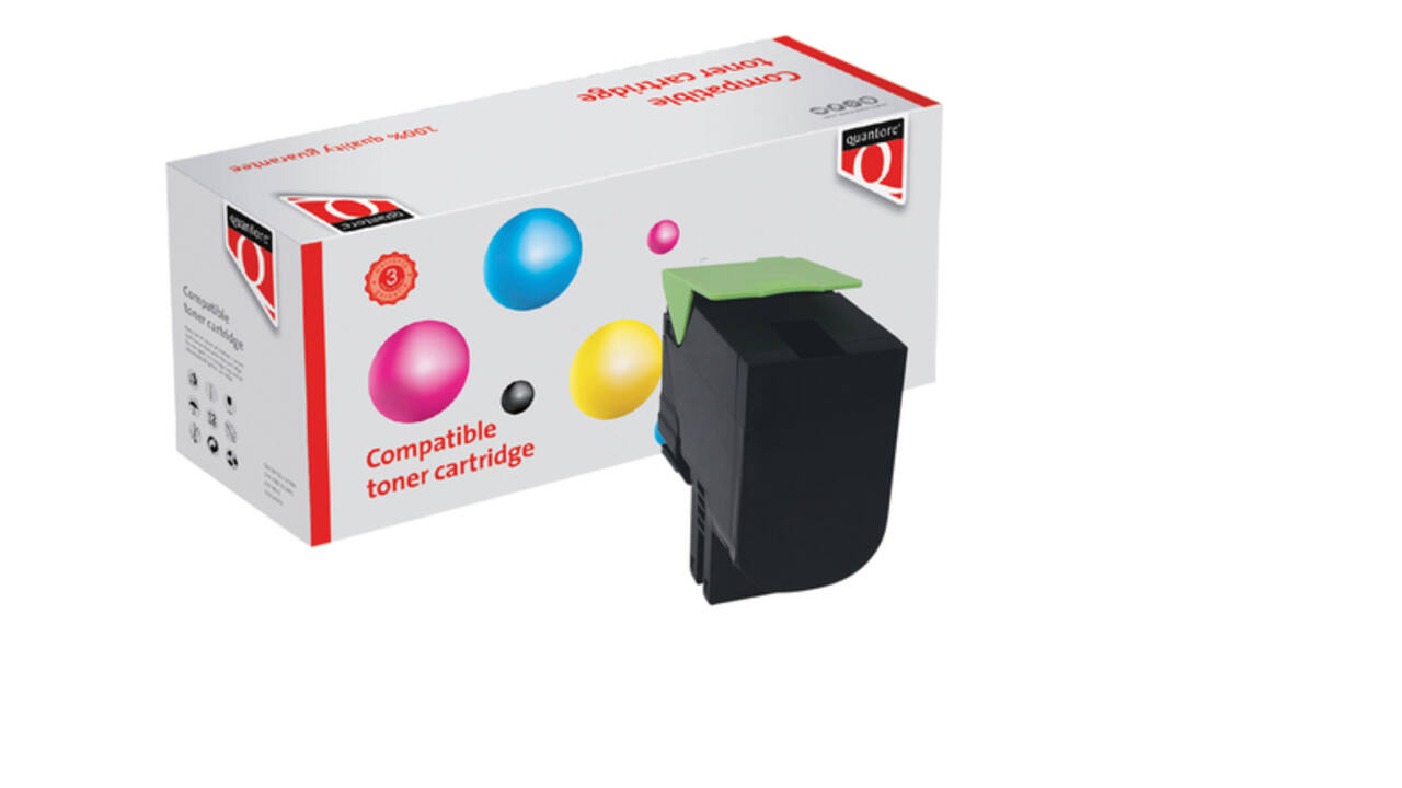 Tonercartridge Quantore alternatief tbv Lexmark 80C2HK0 zwart