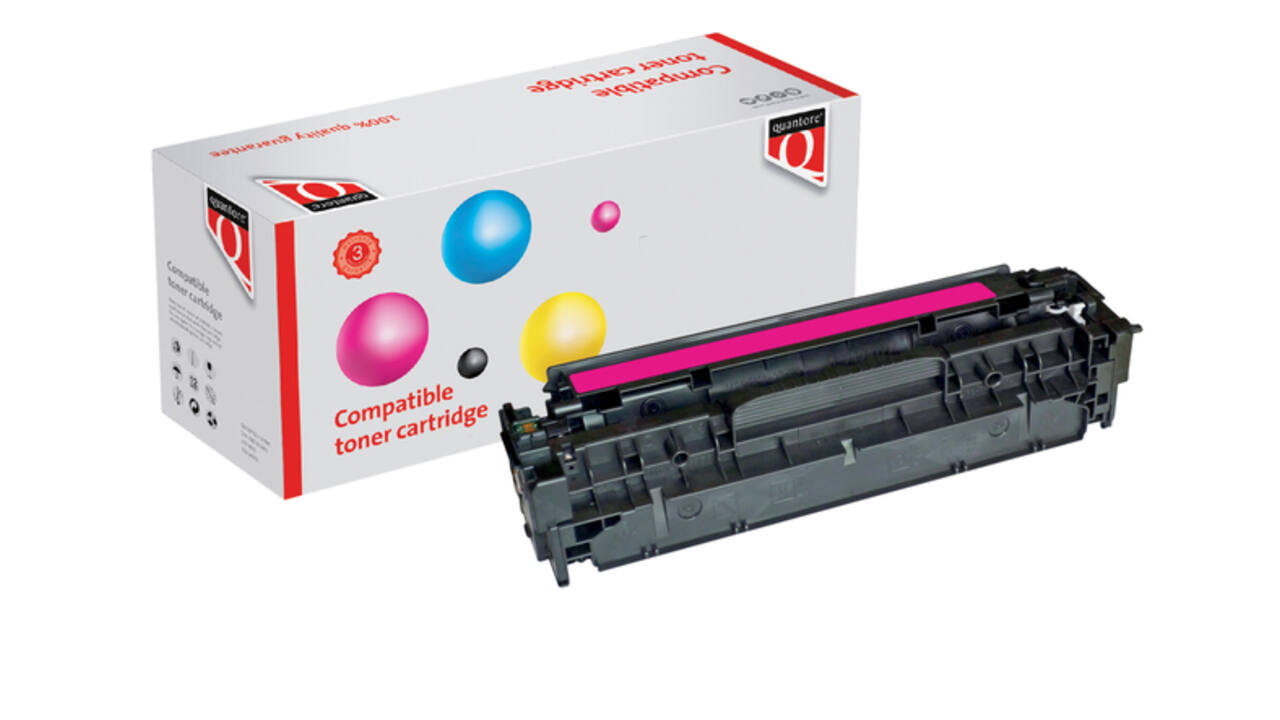 Tonercartridge Quantore alternatief tbv Canon 2660B002 / CRG-718M rood