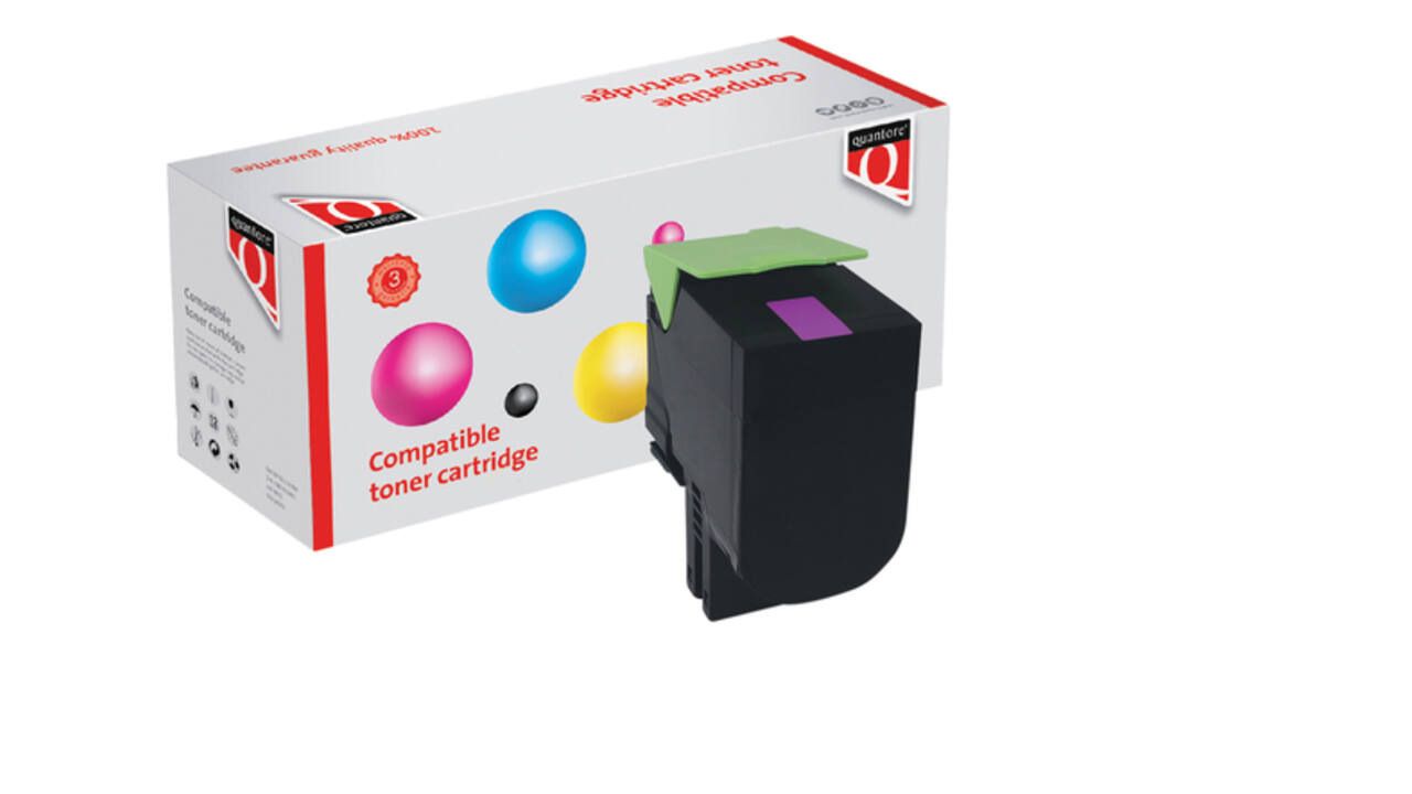Tonercartridge Quantore alternatief tbv Lexmark 70C0X30 rood
