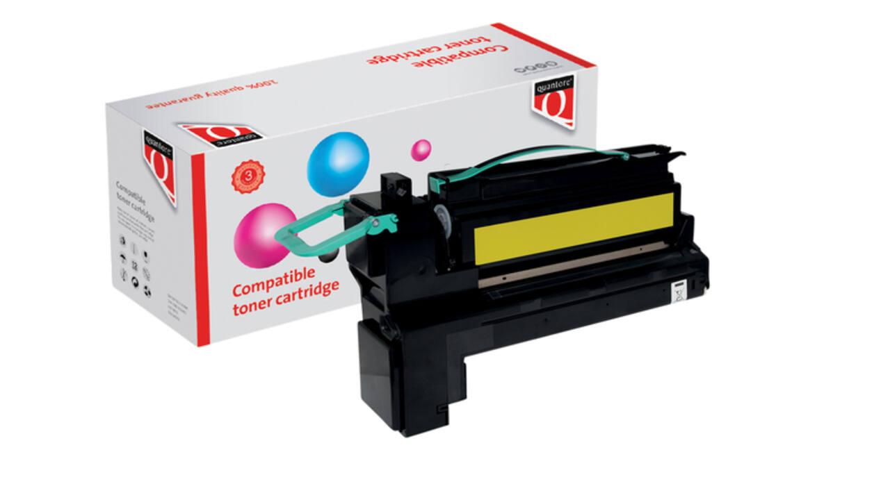 Tonercartridge Quantore alternatief tbv Lexmark C792X2YG geel