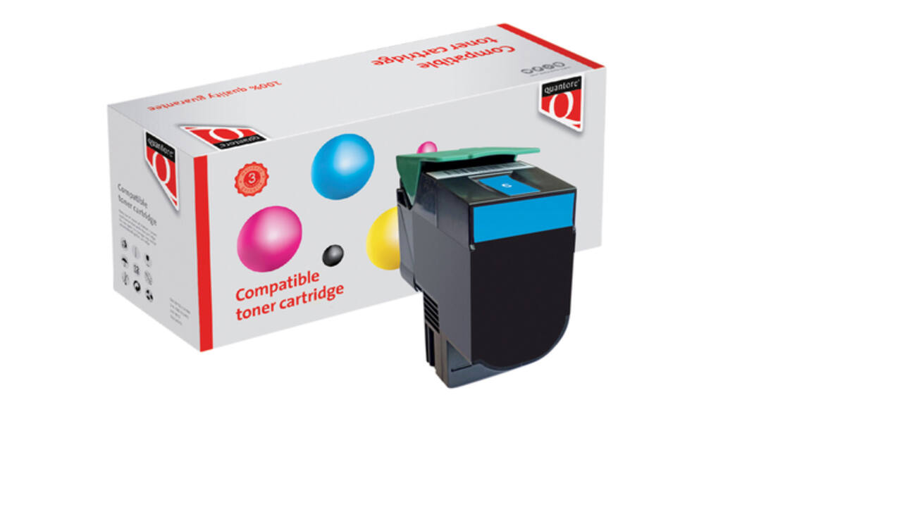 Tonercartridge Quantore alternatief tbv Lexmark C544X2CG blauw