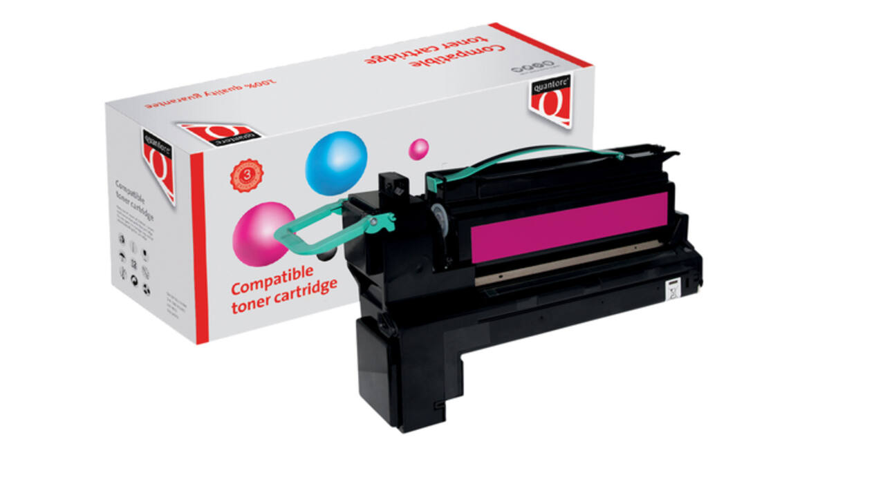 Tonercartridge Quantore alternatief tbv Lexmark C792X2MG rood