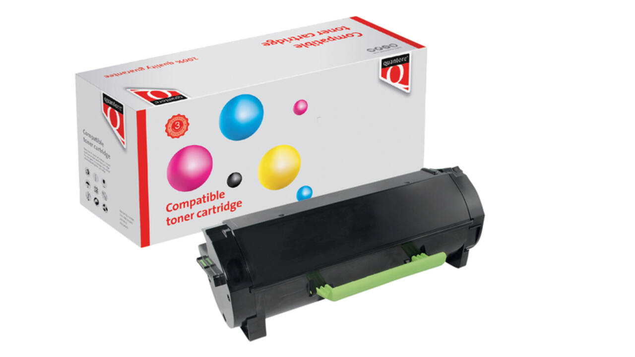 Tonercartridge Quantore alternatief tbv Lexmark 51B2H00 zwart