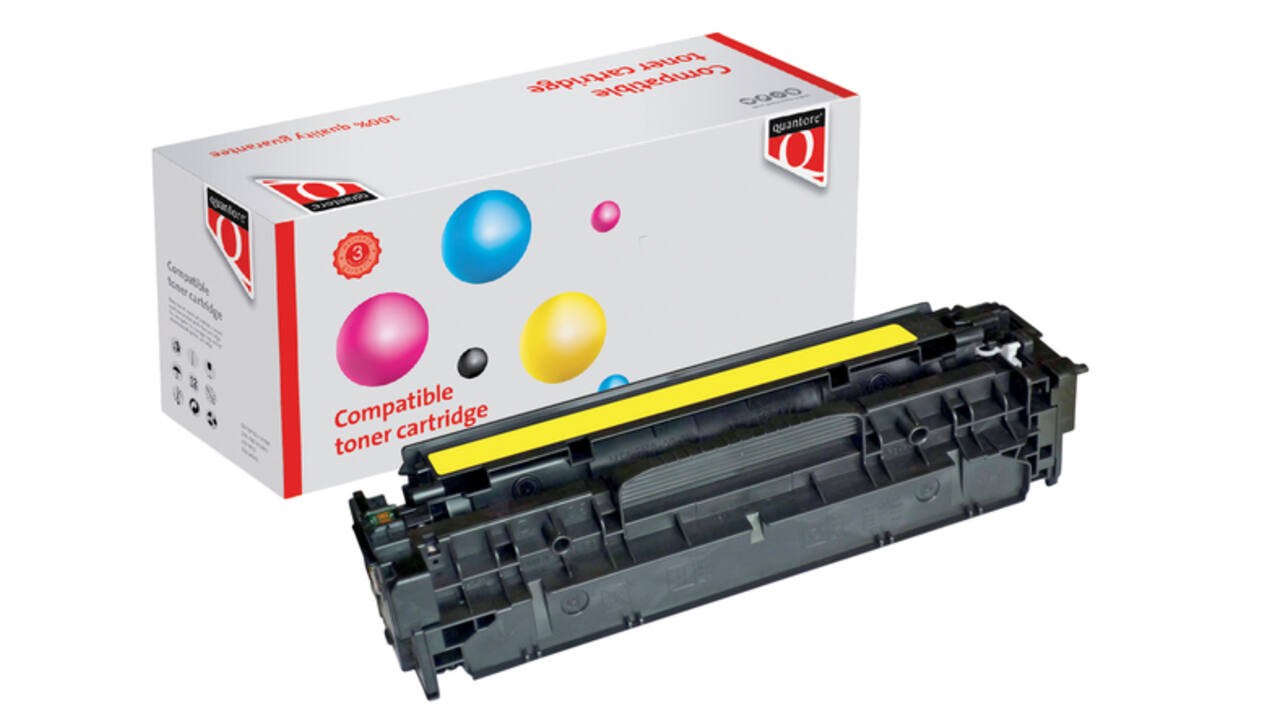 Tonercartridge Quantore alternatief tbv Canon 2659B002 / CRG-718Y geel