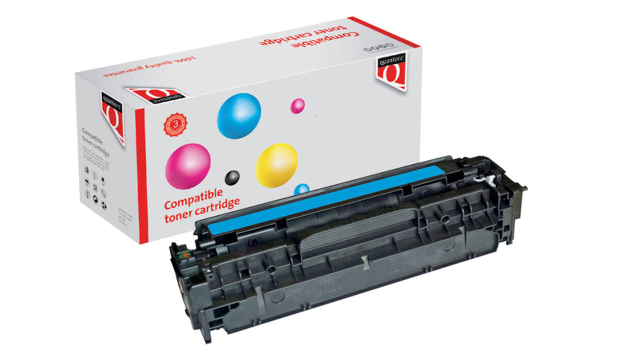 Tonercartridge Quantore alternatief tbv Canon 2661B002 / CRG-718C blauw