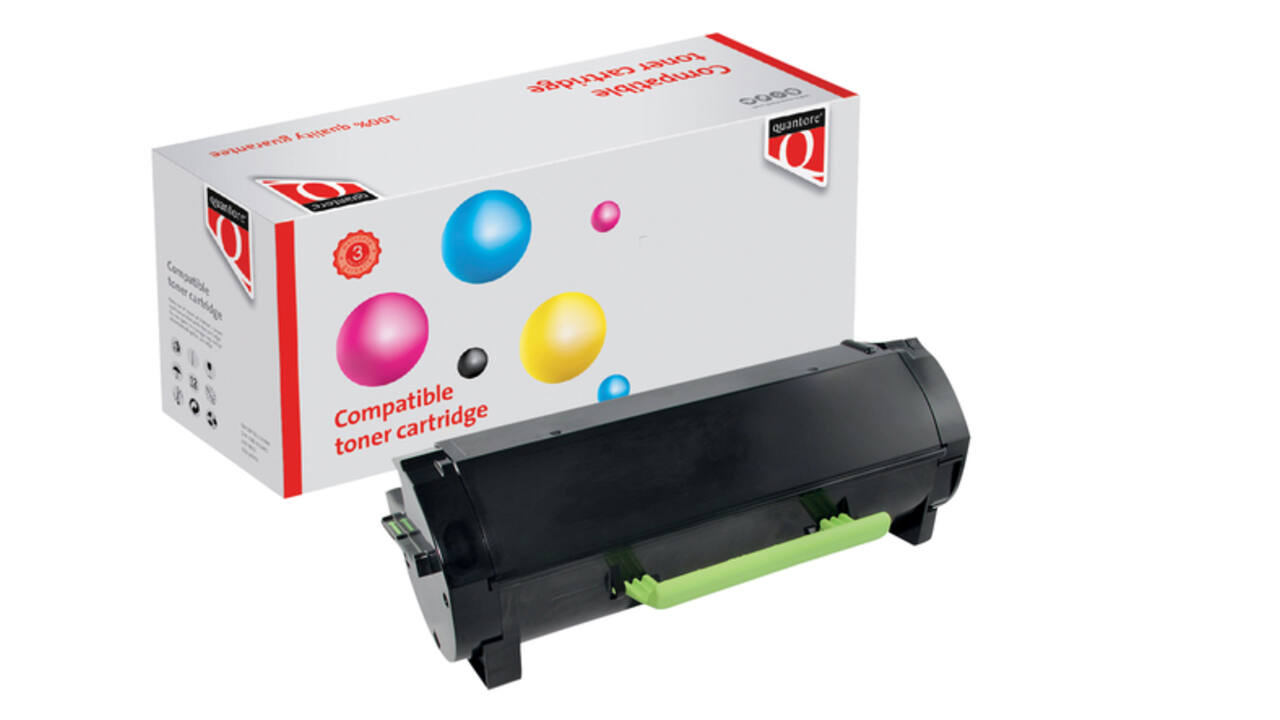Tonercartridge Quantore alternatief tbv Lexmark 51B0XA0 zwart