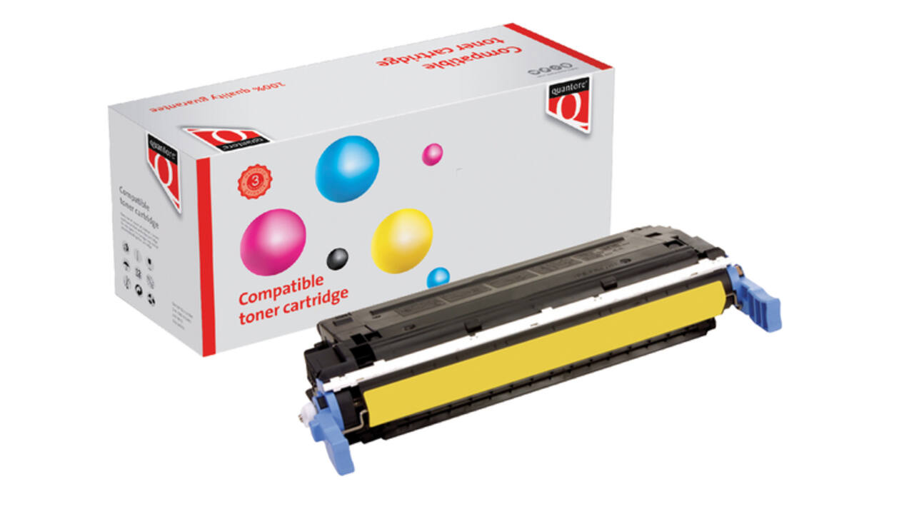 Tonercartridge Quantore alternatief tbv HP CB402A geel