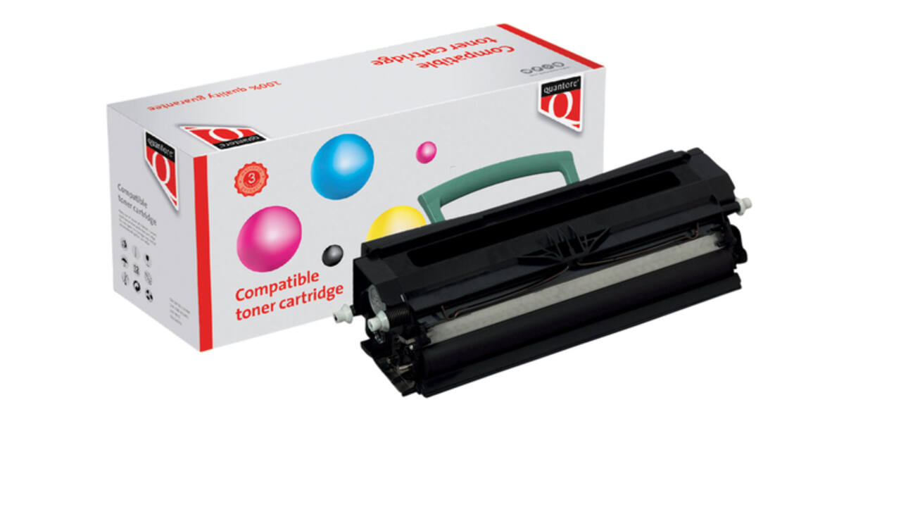 Tonercartridge Quantore alternatief tbv Lexmark E450H11E zwart