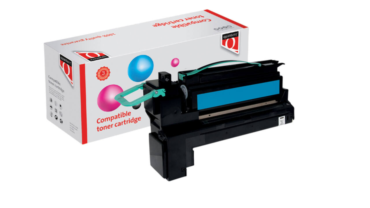 Tonercartridge Quantore alternatief tbv Lexmark C792X2CG blauw