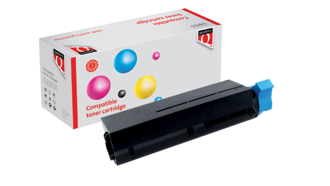Toner Quantore alternatief tbv Oki 45807102 zwart