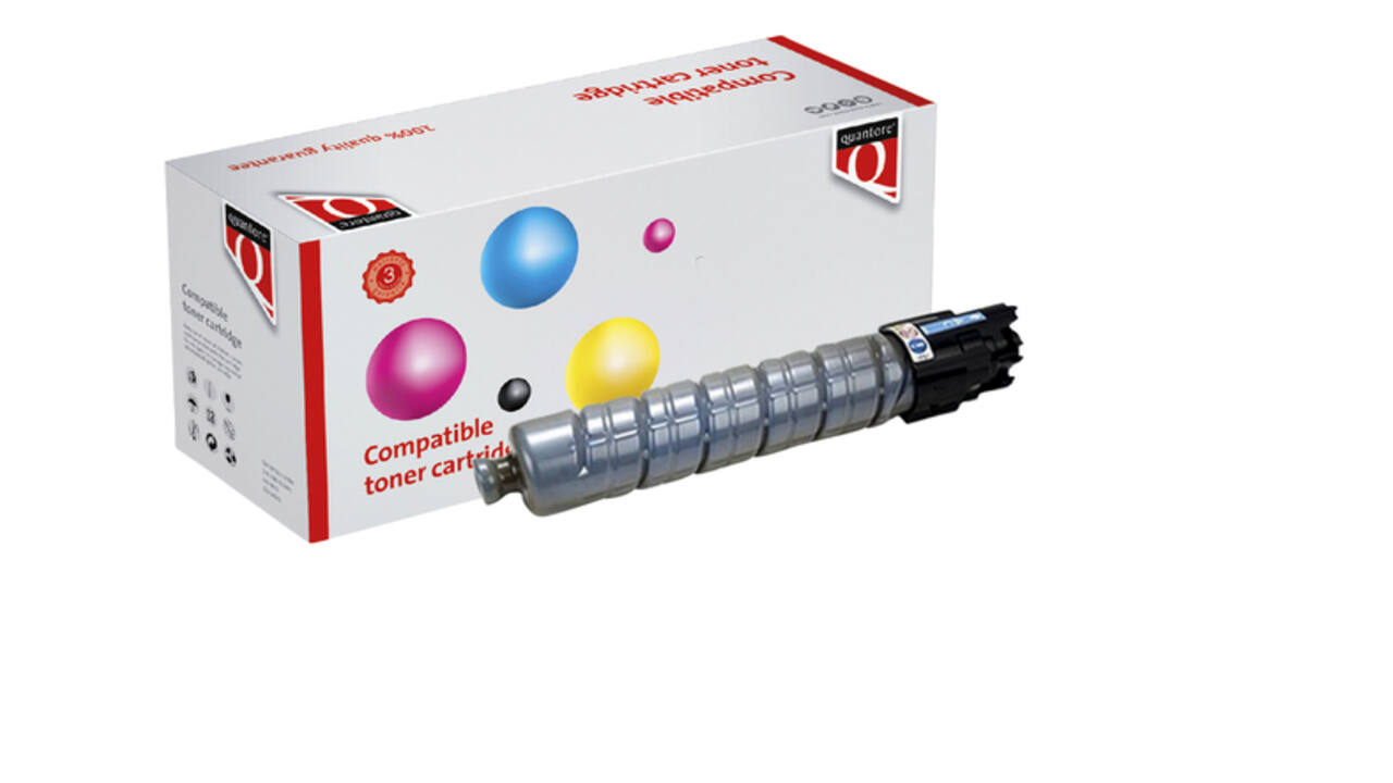 Toner Quantore alternatief tbv Ricoh 842080 geel