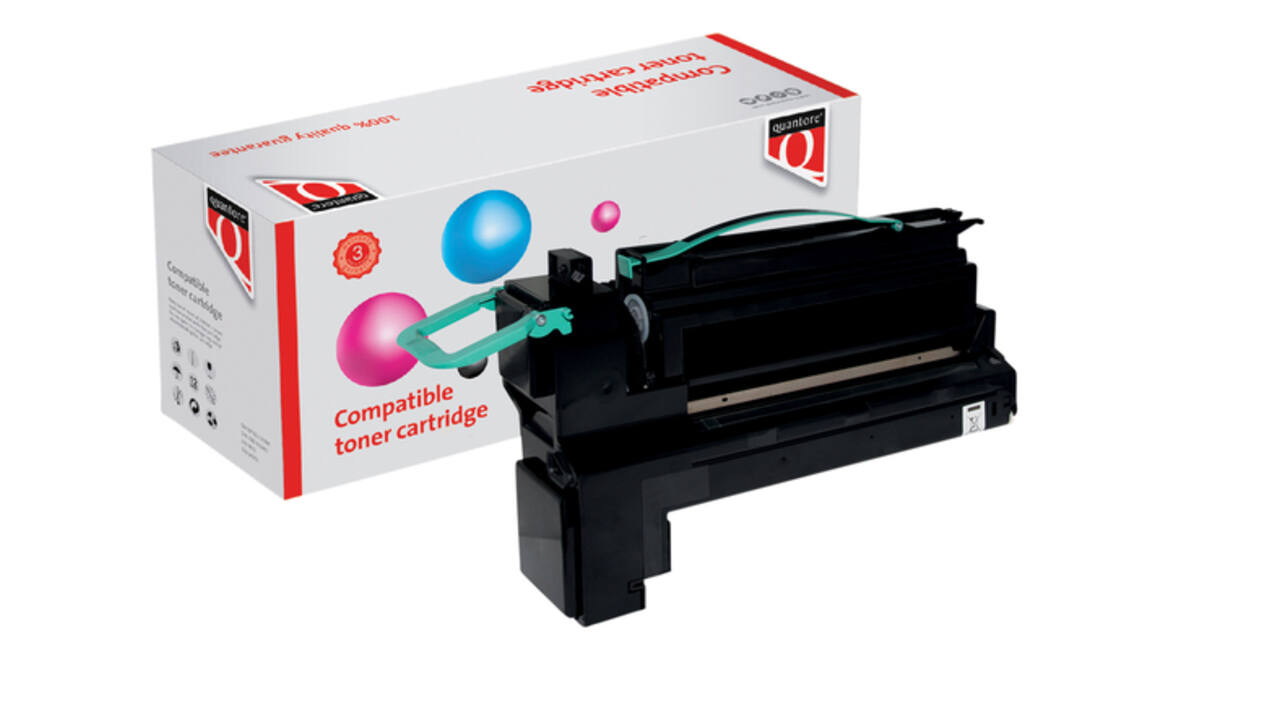 Tonercartridge Quantore alternatief tbv Lexmark C792X2KG zwart