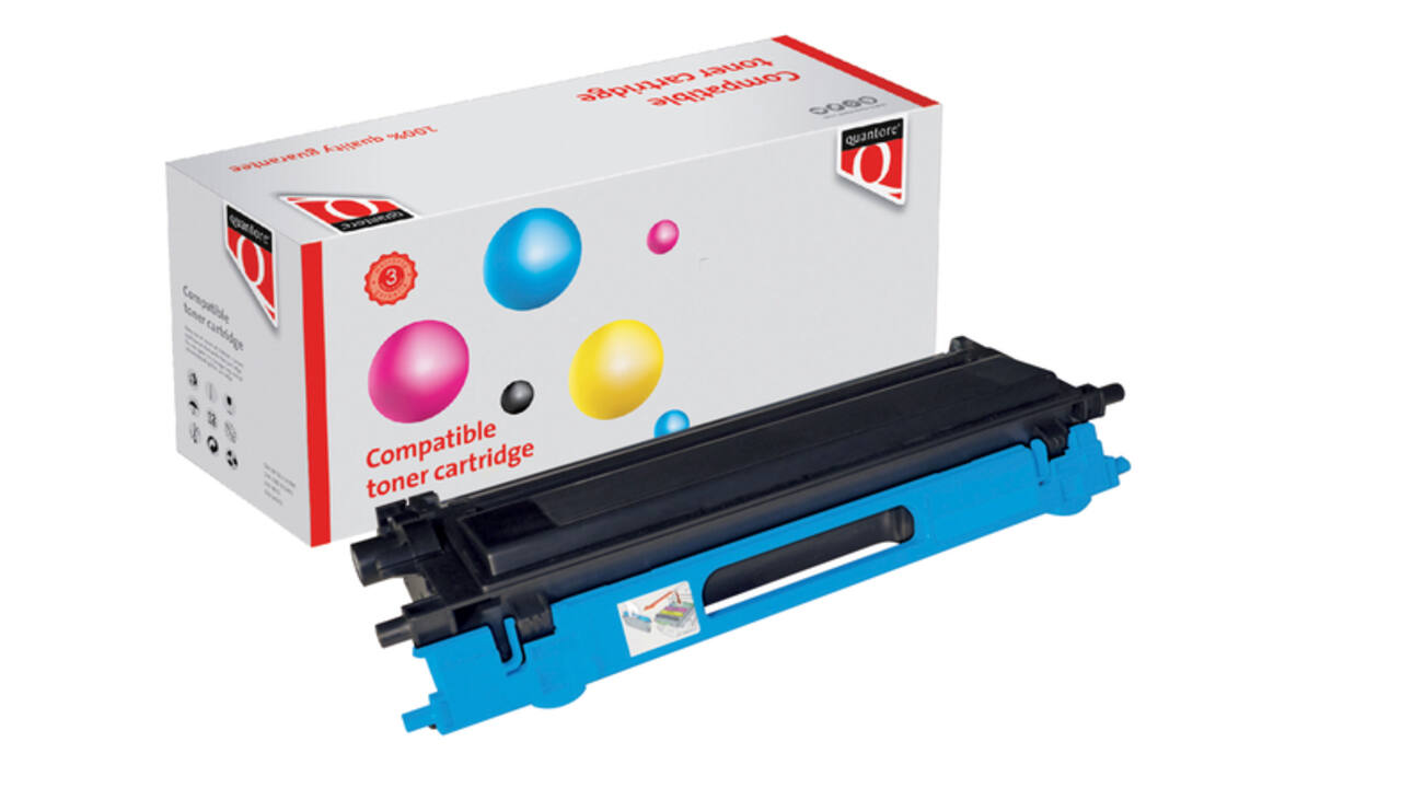 Toner Quantore alternatief tbv Brother TN-135C blauw