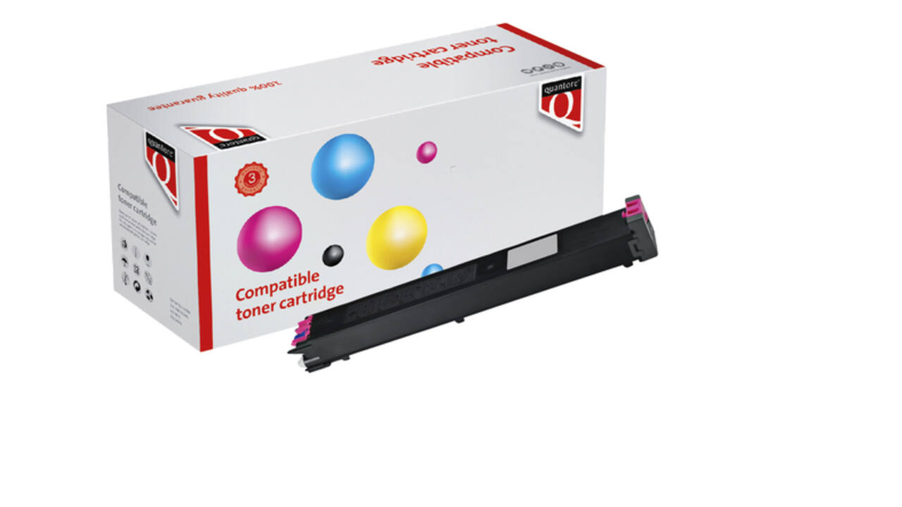 Toner Quantore alternatief tbv Sharp MX-31GTMA rood