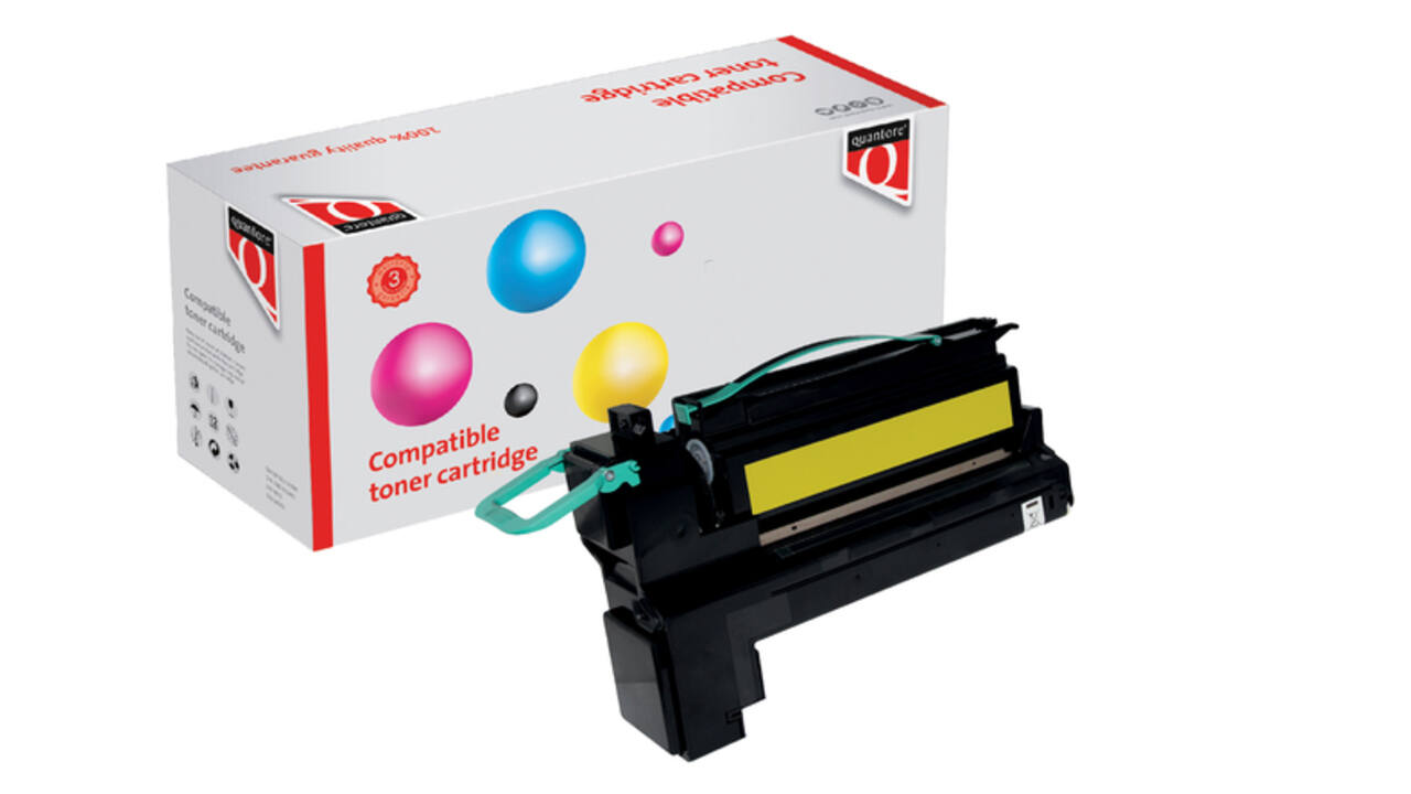 Tonercartridge Quantore alternatief tbv Lexmark X792X2YG geel