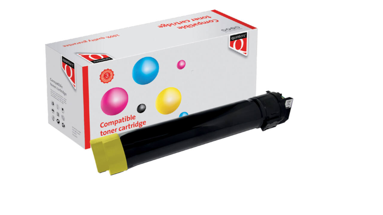 Tonercartridge Quantore alternatief tbv Xerox 106R03692 geel