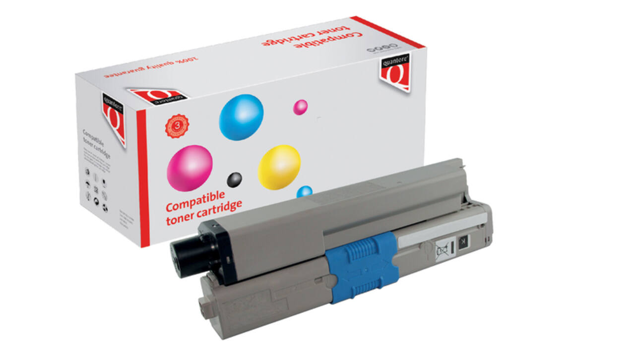 Toner Quantore alternatief tbv Oki 46508712 zwart